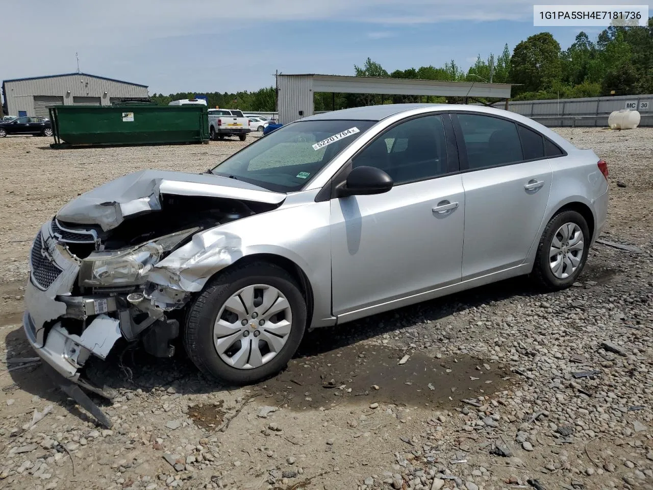 1G1PA5SH4E7181736 2014 Chevrolet Cruze Ls