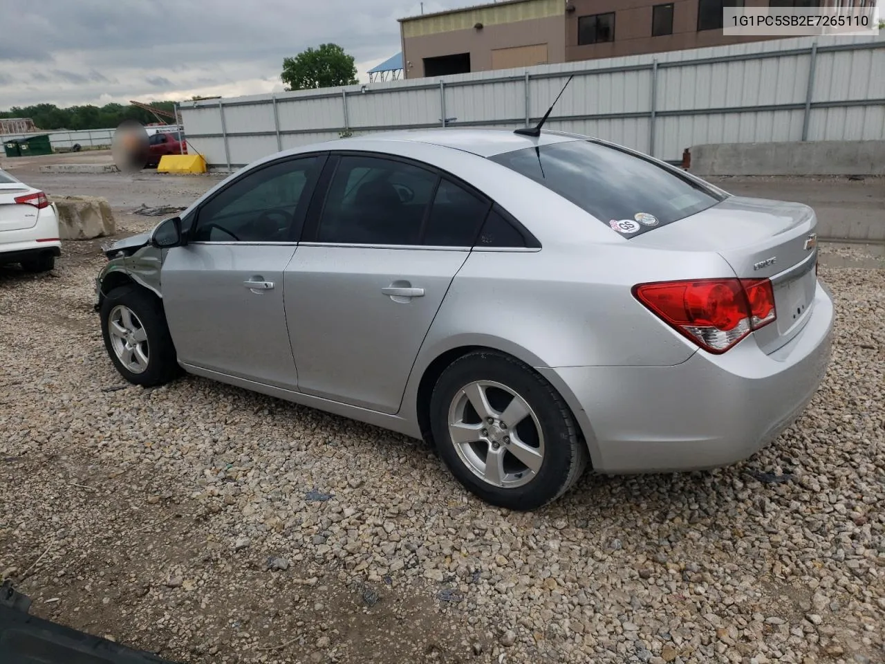 2014 Chevrolet Cruze Lt VIN: 1G1PC5SB2E7265110 Lot: 54453564