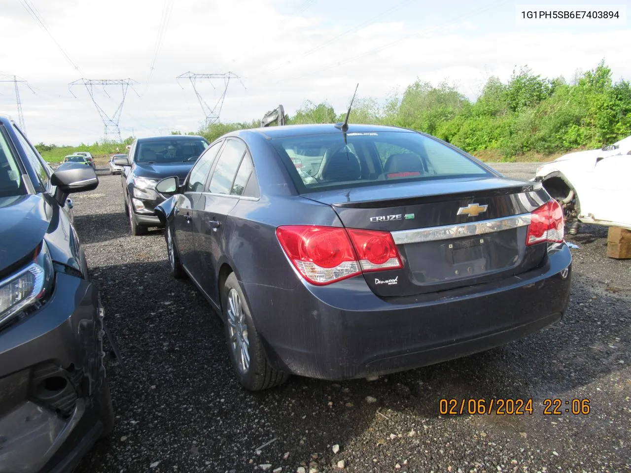 2014 Chevrolet Cruze Eco VIN: 1G1PH5SB6E7403894 Lot: 55198084