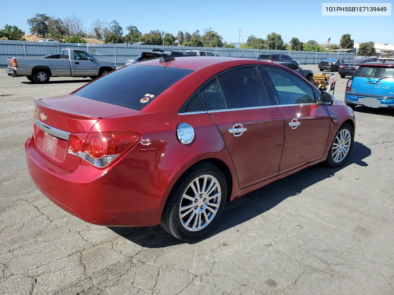 2014 Chevrolet Cruze Eco VIN: 1G1PH5SB1E7139449 Lot: 60337744