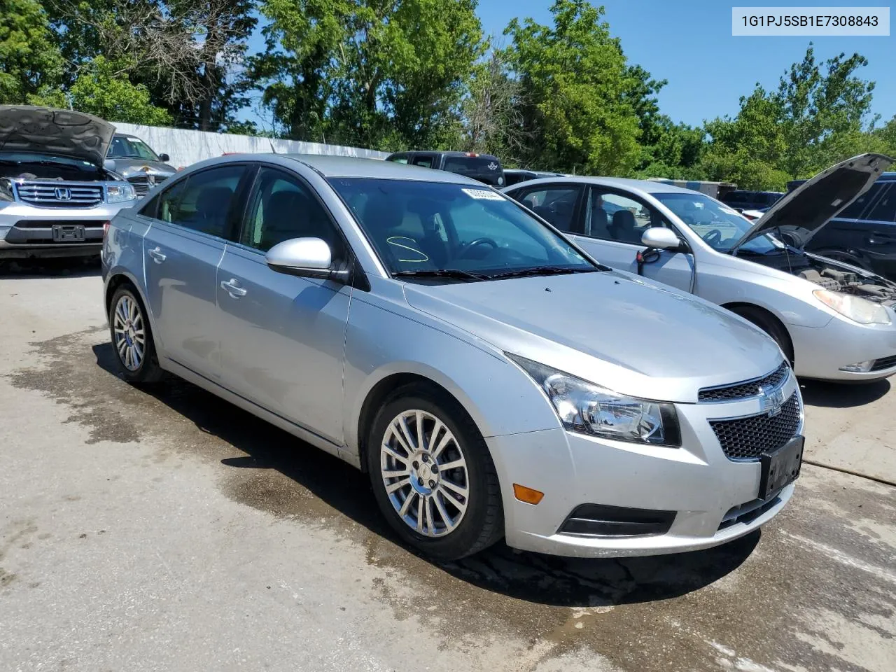 1G1PJ5SB1E7308843 2014 Chevrolet Cruze Eco