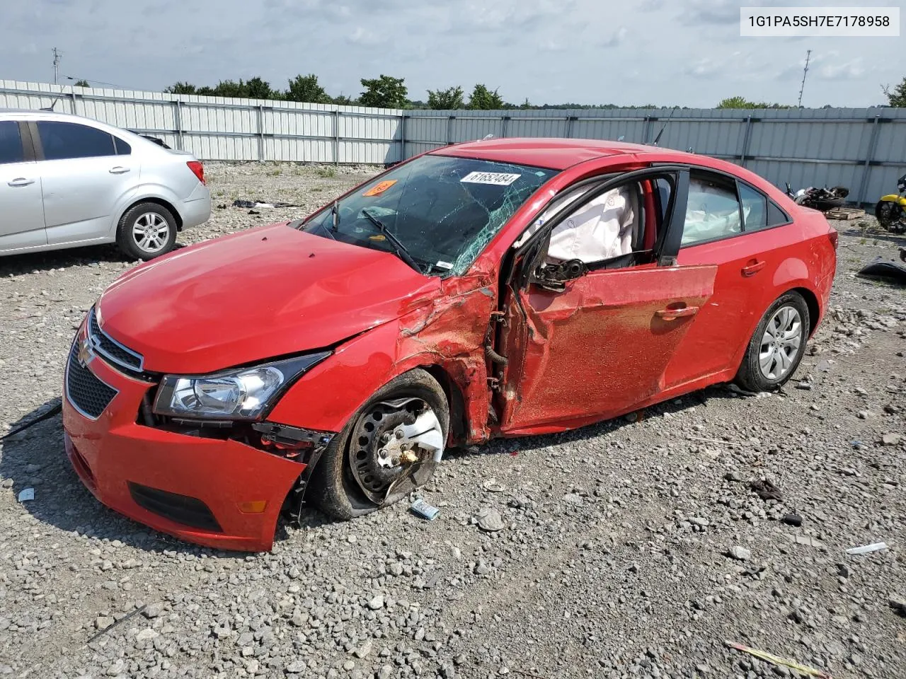 2014 Chevrolet Cruze Ls VIN: 1G1PA5SH7E7178958 Lot: 61652484