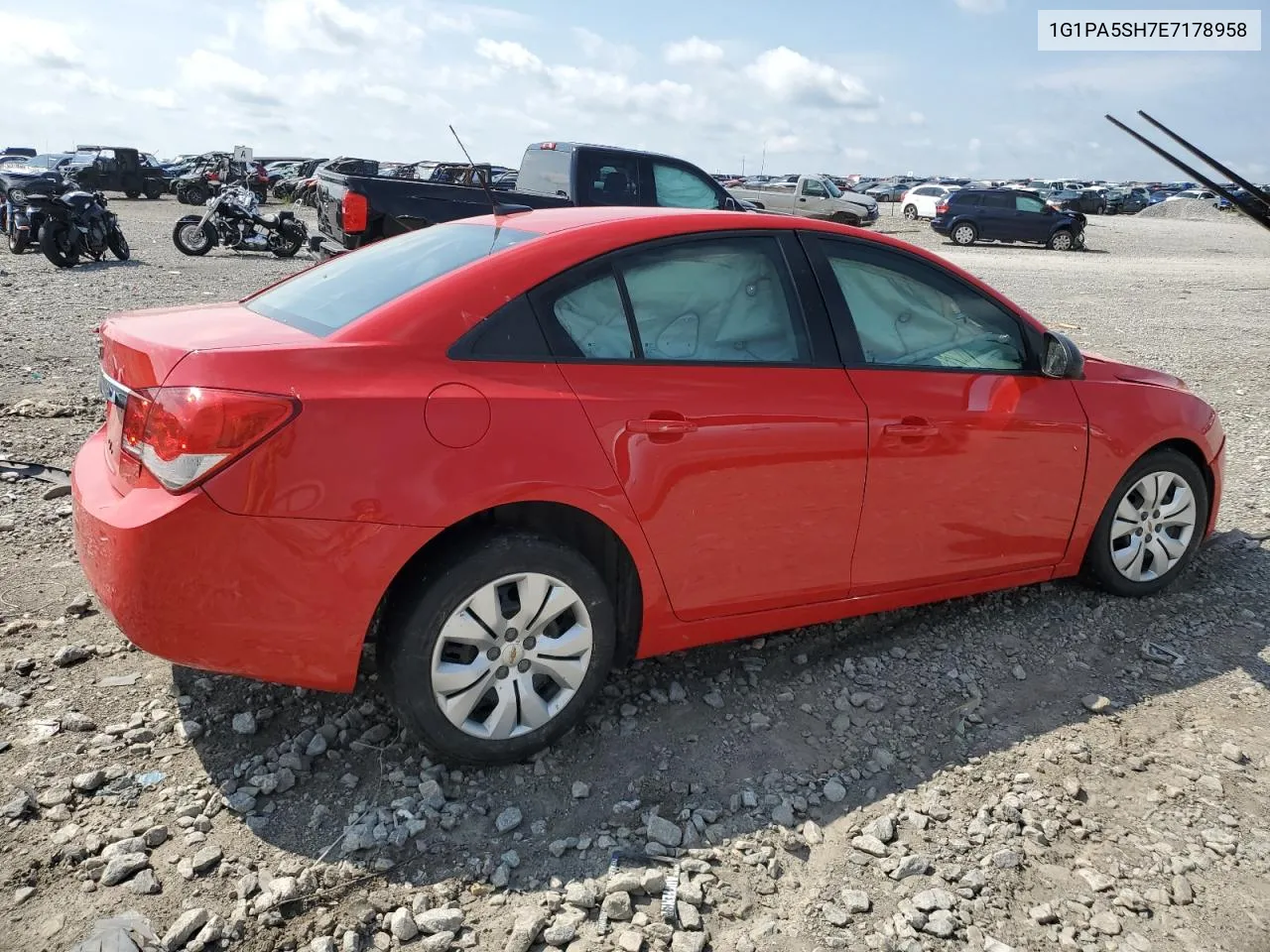 2014 Chevrolet Cruze Ls VIN: 1G1PA5SH7E7178958 Lot: 61652484