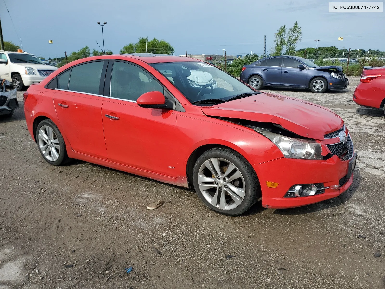 1G1PG5SB8E7477742 2014 Chevrolet Cruze Ltz