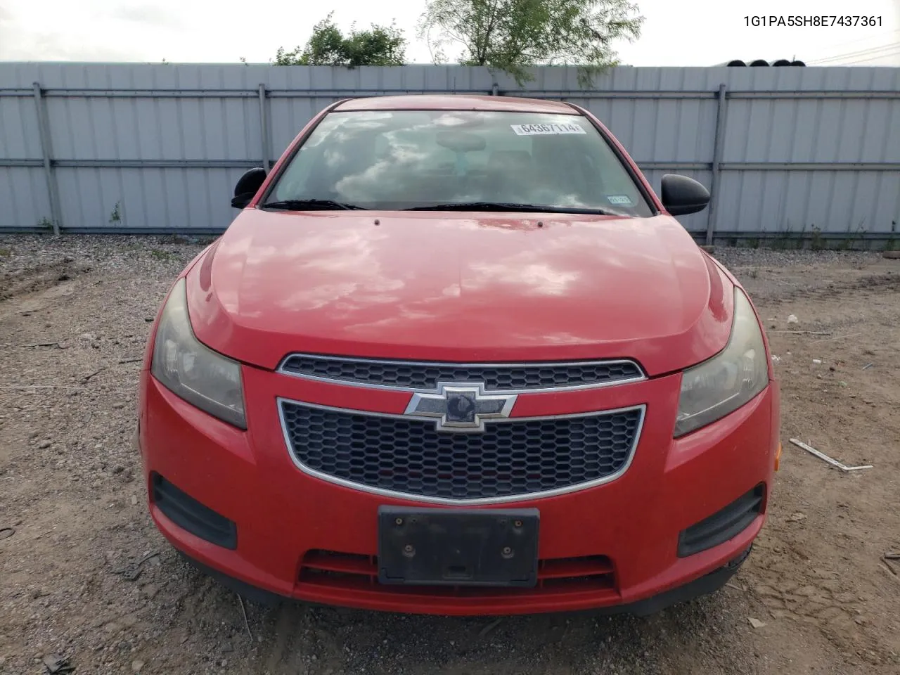 1G1PA5SH8E7437361 2014 Chevrolet Cruze Ls