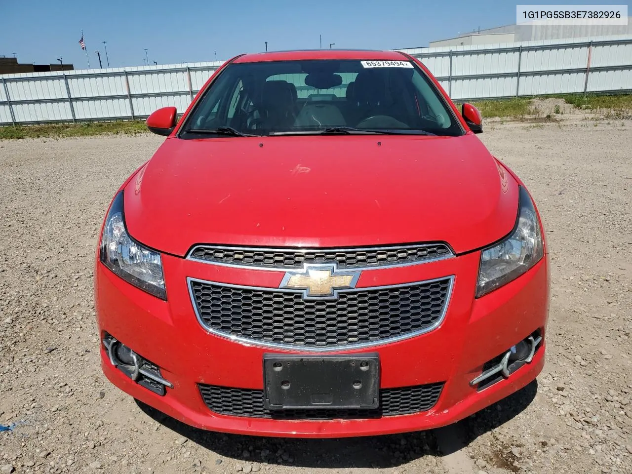 1G1PG5SB3E7382926 2014 Chevrolet Cruze Ltz