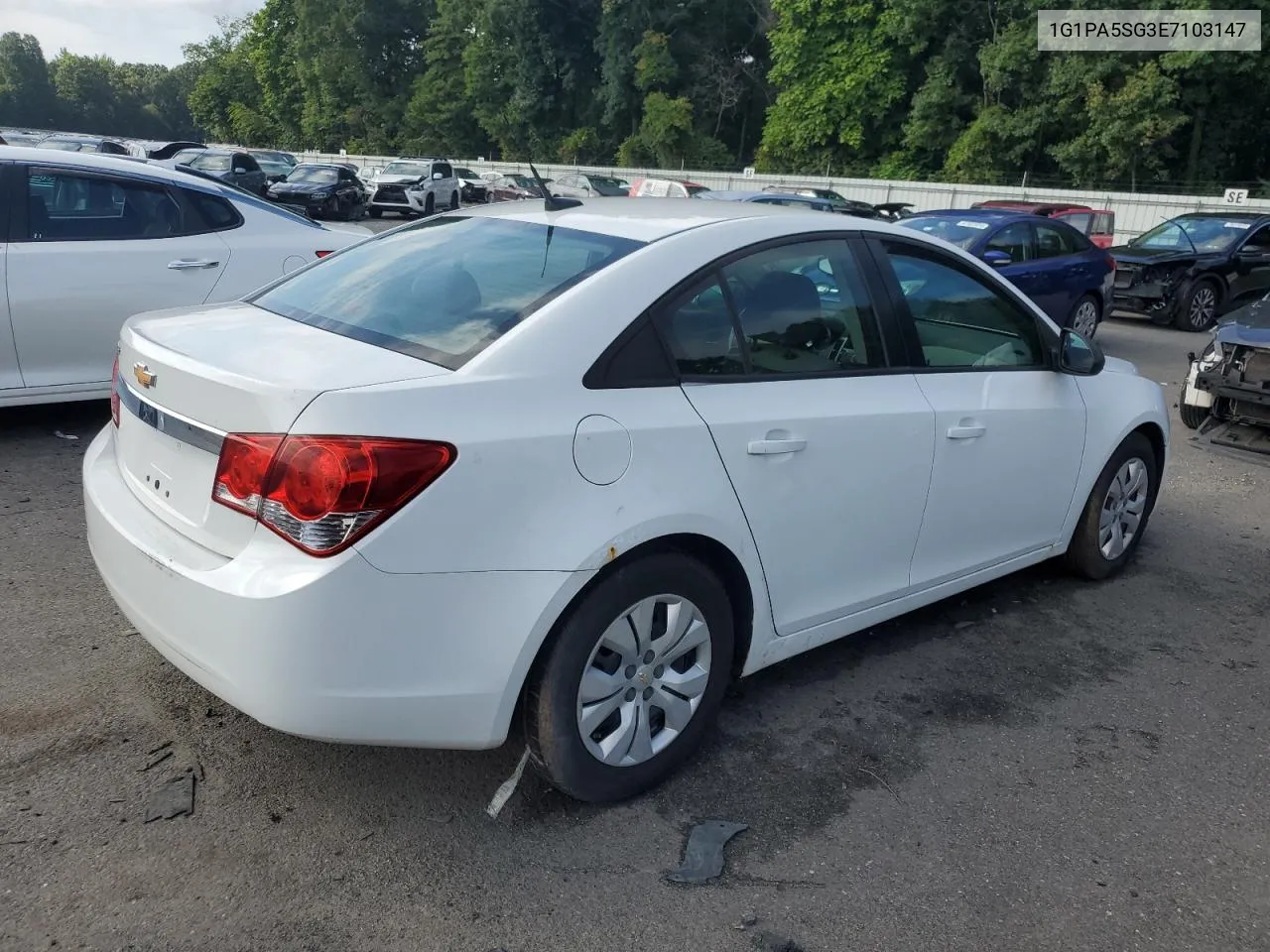 1G1PA5SG3E7103147 2014 Chevrolet Cruze Ls