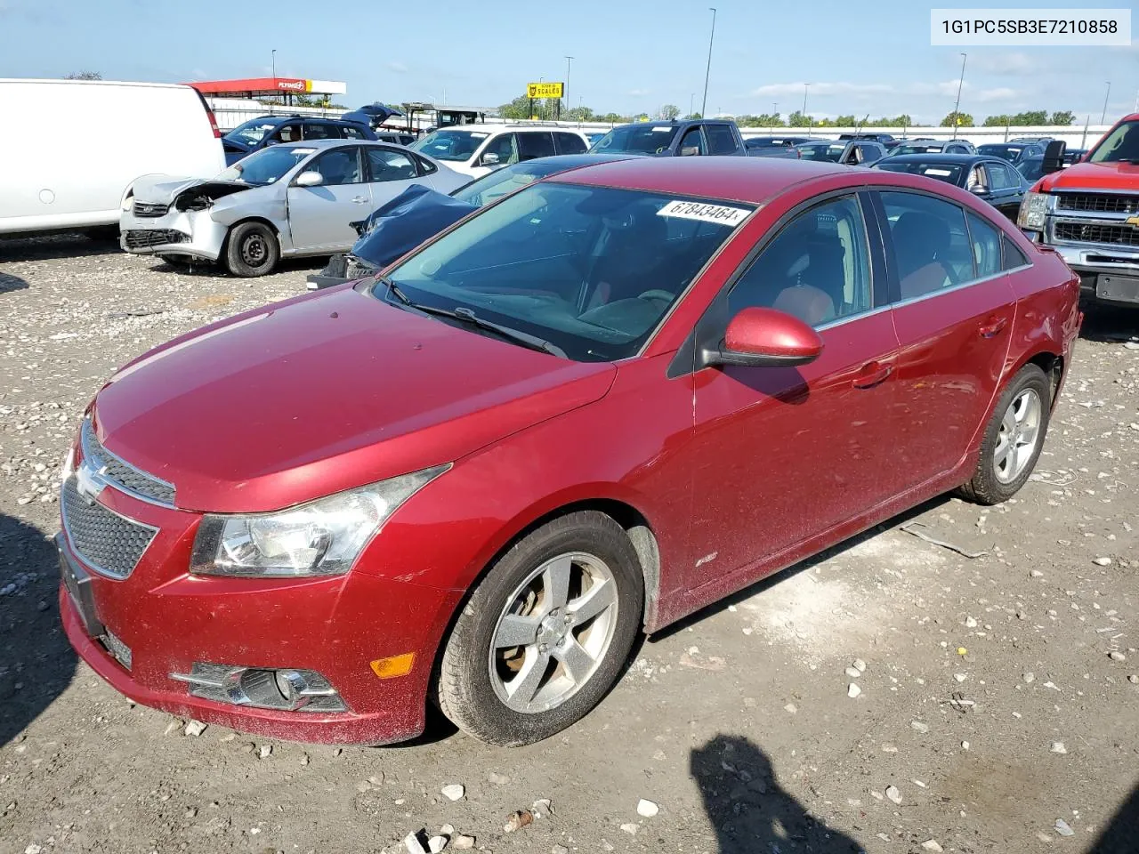 2014 Chevrolet Cruze Lt VIN: 1G1PC5SB3E7210858 Lot: 67843464