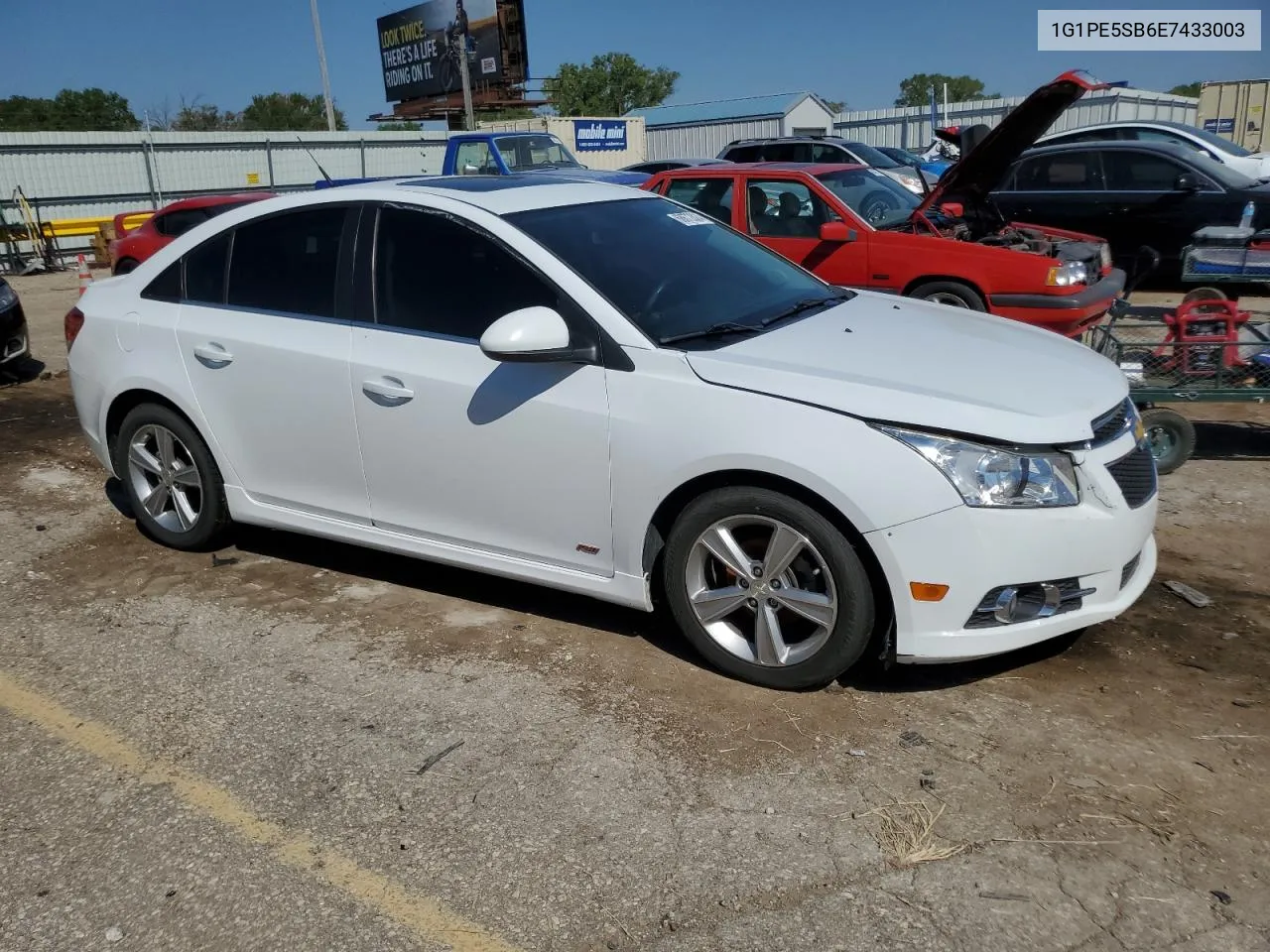 2014 Chevrolet Cruze Lt VIN: 1G1PE5SB6E7433003 Lot: 68672824