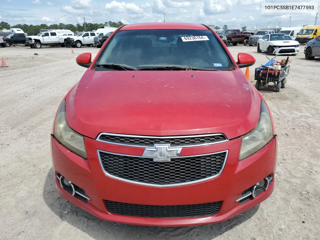 1G1PC5SB1E7477593 2014 Chevrolet Cruze Lt