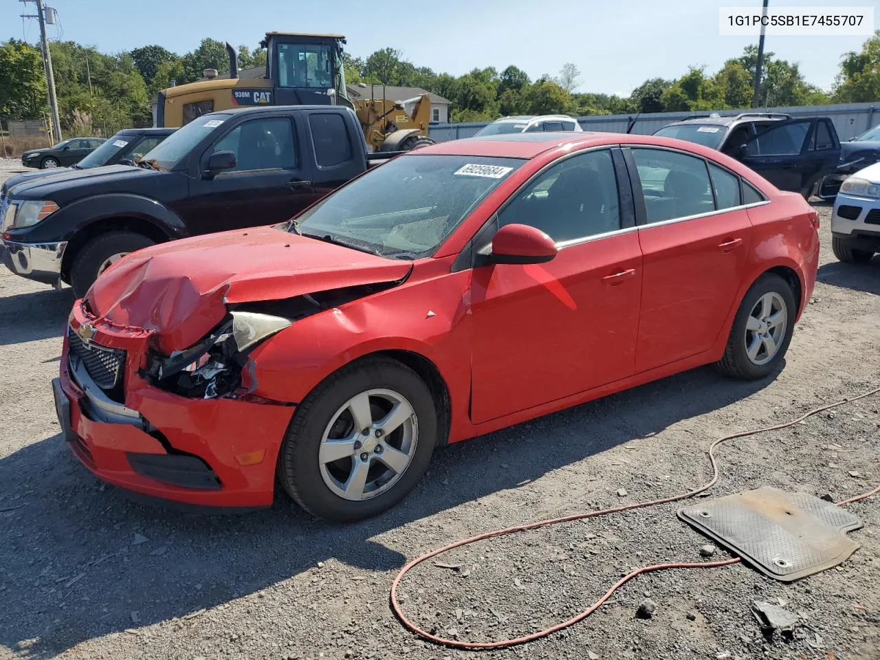 2014 Chevrolet Cruze Lt VIN: 1G1PC5SB1E7455707 Lot: 69259684