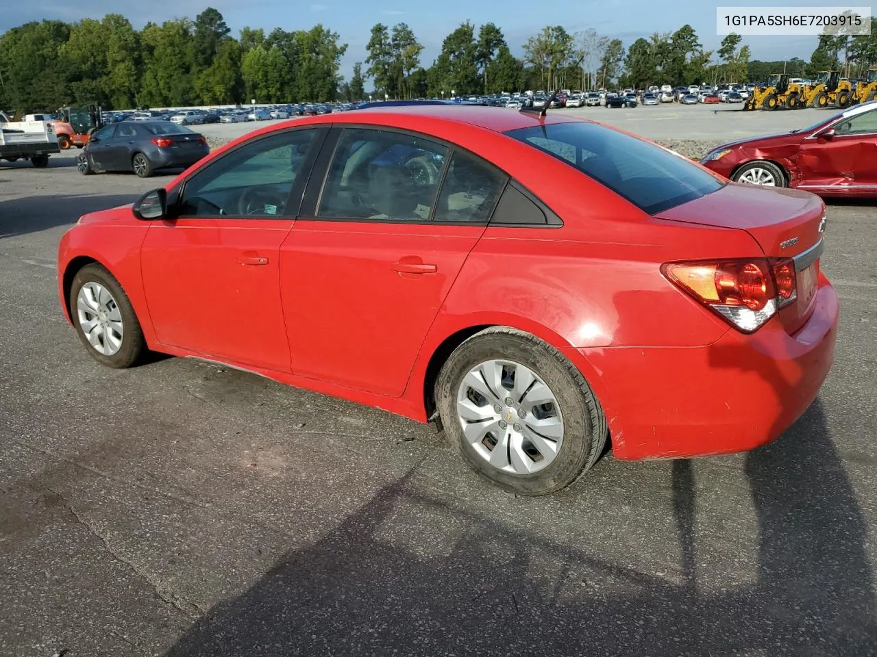 2014 Chevrolet Cruze Ls VIN: 1G1PA5SH6E7203915 Lot: 69840424