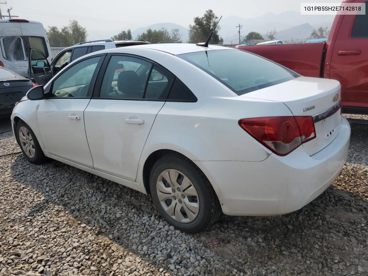 2014 Chevrolet Cruze Ls VIN: 1G1PB5SH2E7142818 Lot: 69989484