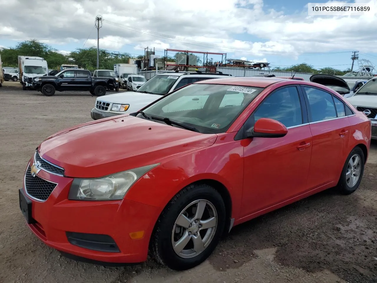 2014 Chevrolet Cruze Lt VIN: 1G1PC5SB6E7116859 Lot: 70315774