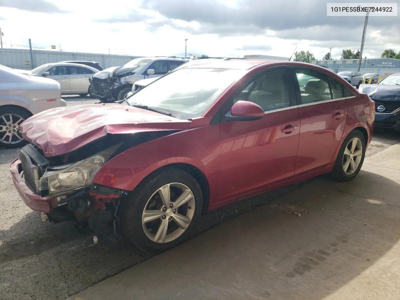 1G1PE5SBXE7244922 2014 Chevrolet Cruze Lt