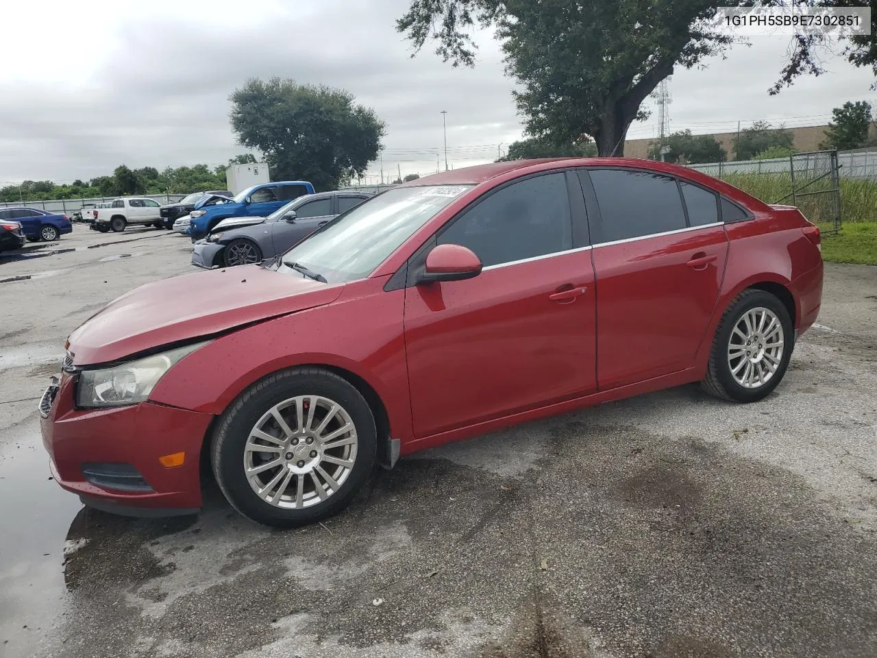 2014 Chevrolet Cruze Eco VIN: 1G1PH5SB9E7302851 Lot: 70432924