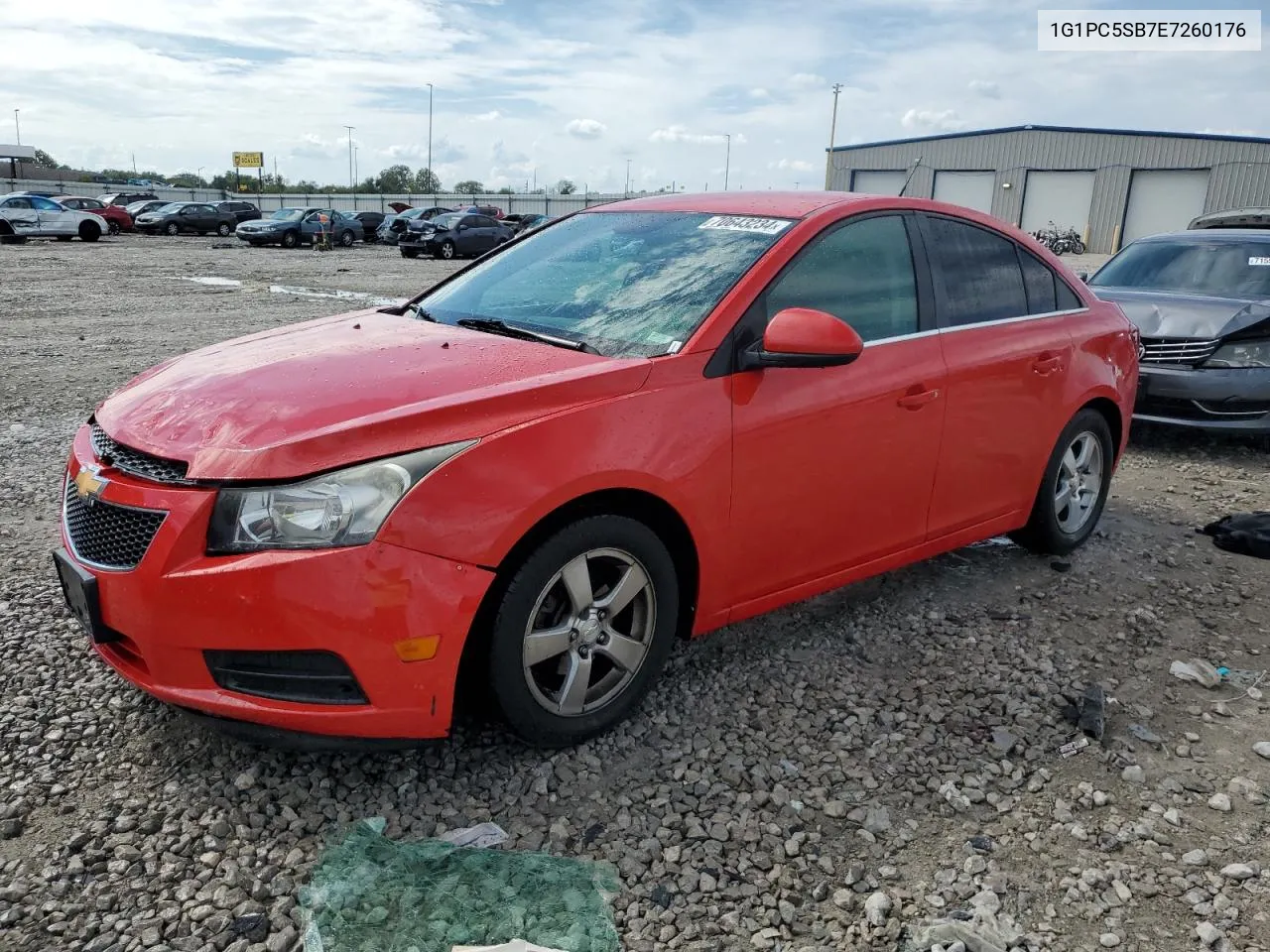 2014 Chevrolet Cruze Lt VIN: 1G1PC5SB7E7260176 Lot: 70643234