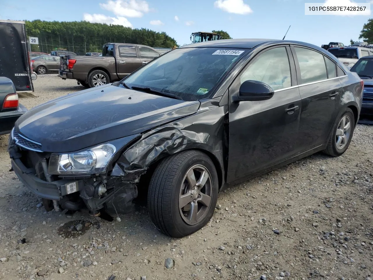 2014 Chevrolet Cruze Lt VIN: 1G1PC5SB7E7428267 Lot: 70681194