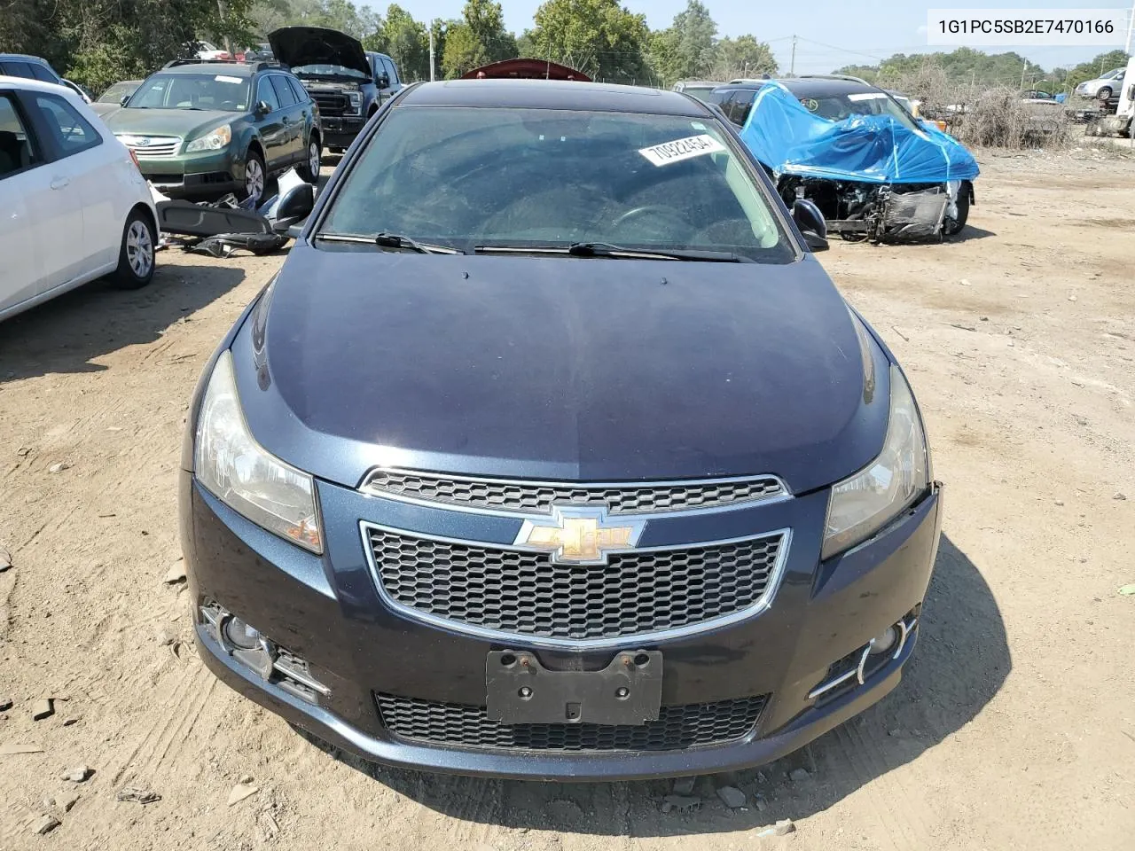 2014 Chevrolet Cruze Lt VIN: 1G1PC5SB2E7470166 Lot: 70922454