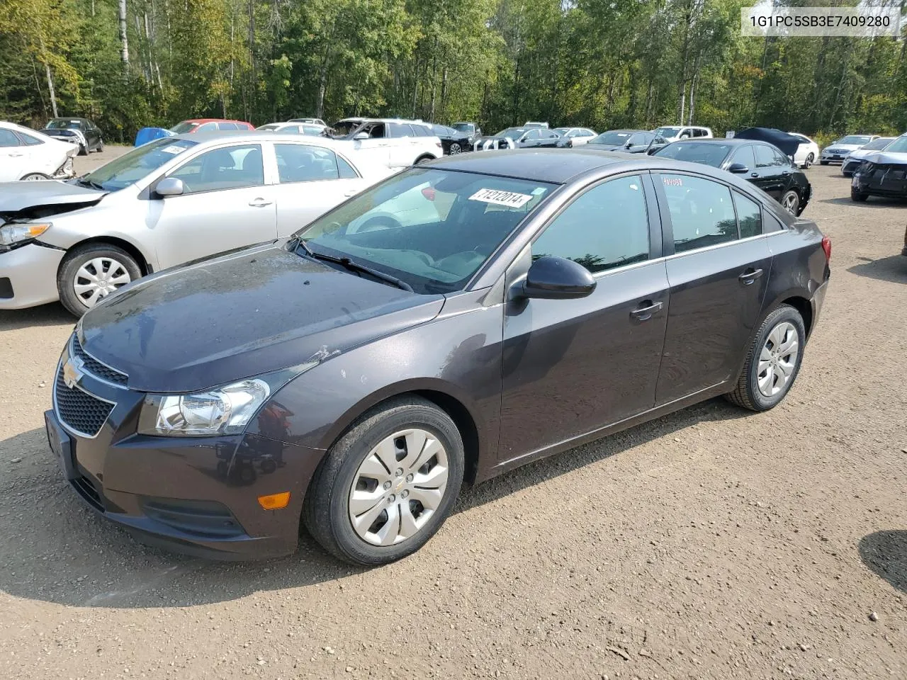 2014 Chevrolet Cruze Lt VIN: 1G1PC5SB3E7409280 Lot: 71212014