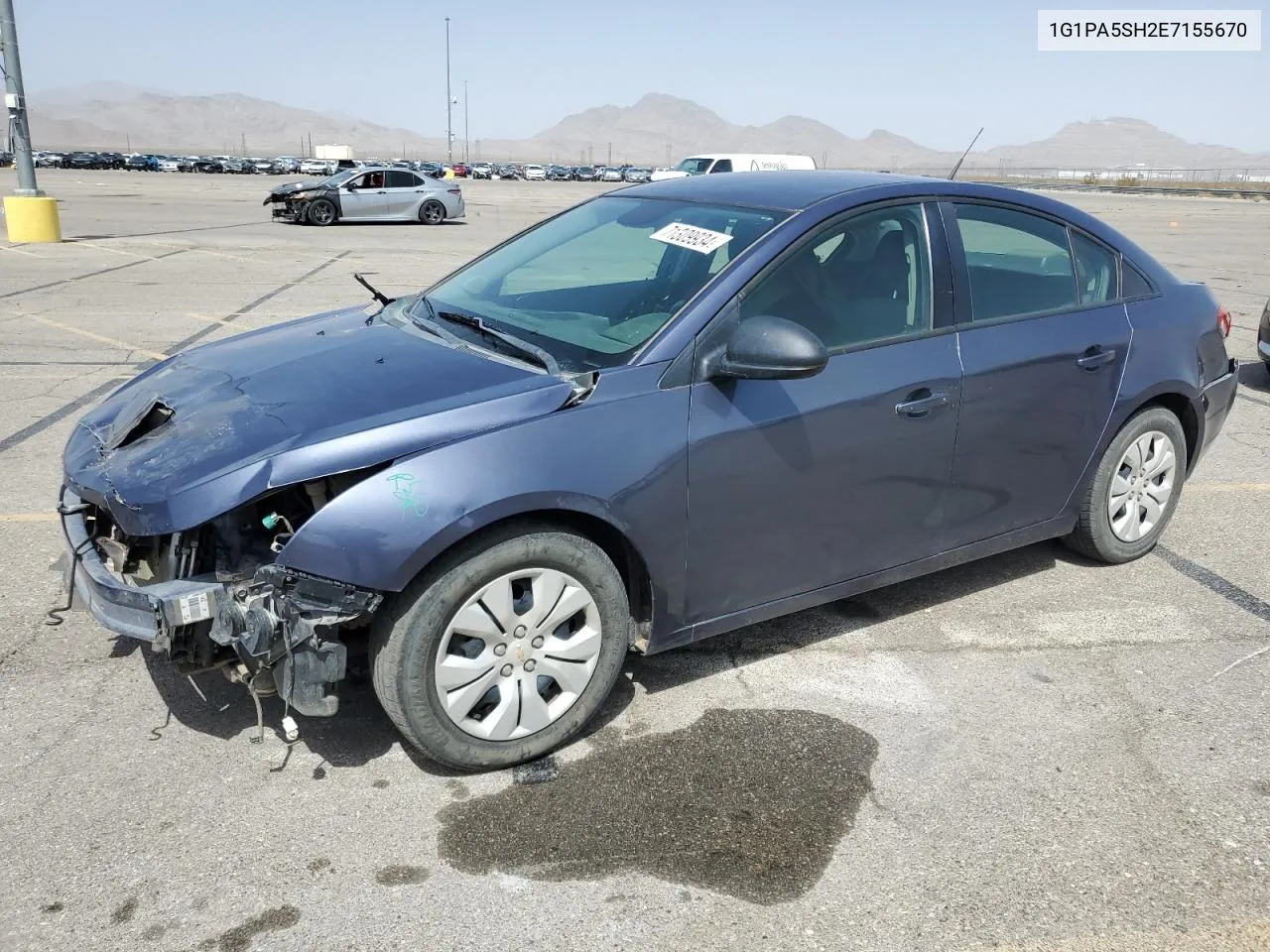 2014 Chevrolet Cruze Ls VIN: 1G1PA5SH2E7155670 Lot: 71309934