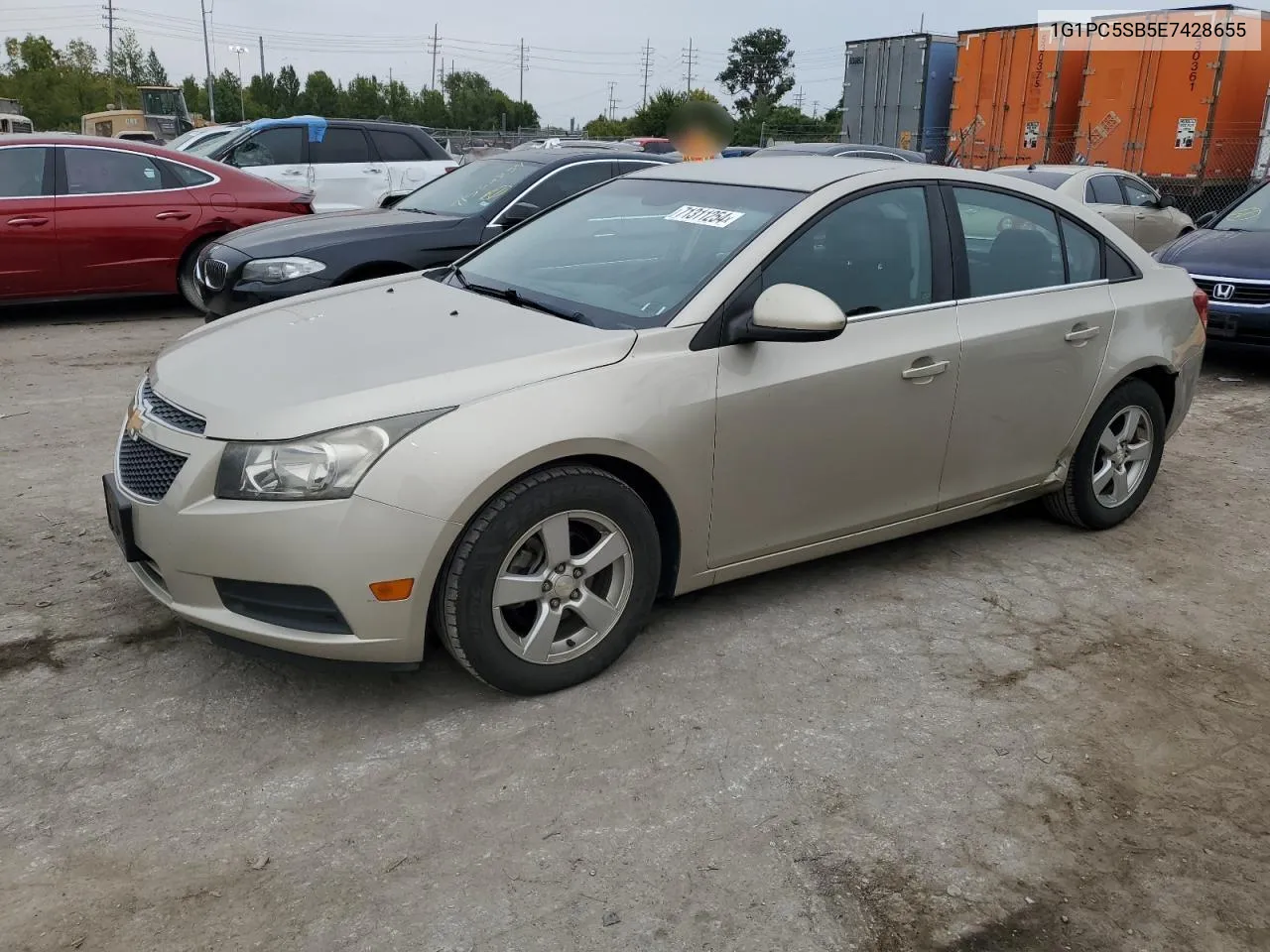 2014 Chevrolet Cruze Lt VIN: 1G1PC5SB5E7428655 Lot: 71311254