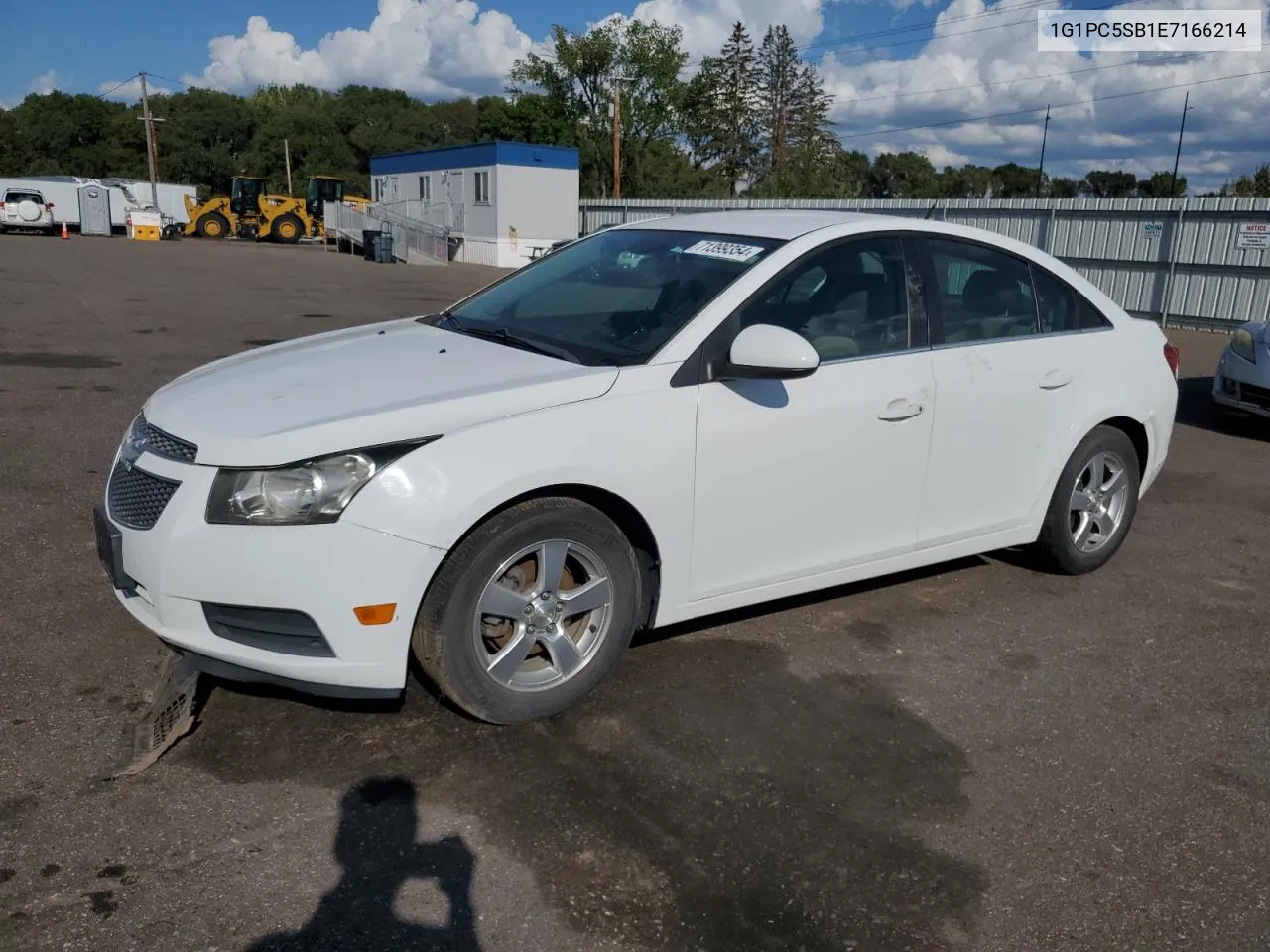 2014 Chevrolet Cruze Lt VIN: 1G1PC5SB1E7166214 Lot: 71399354