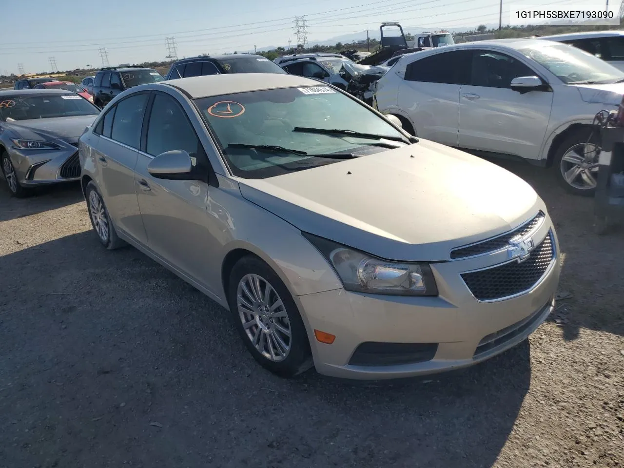 2014 Chevrolet Cruze Eco VIN: 1G1PH5SBXE7193090 Lot: 71604574