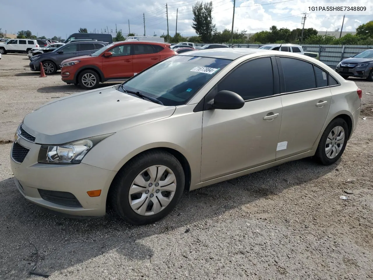 2014 Chevrolet Cruze Ls VIN: 1G1PA5SH8E7348809 Lot: 71617884