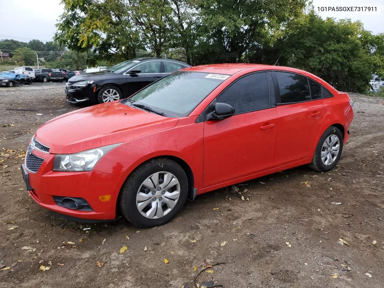 2014 Chevrolet Cruze Ls VIN: 1G1PA5SGXE7317911 Lot: 72047234