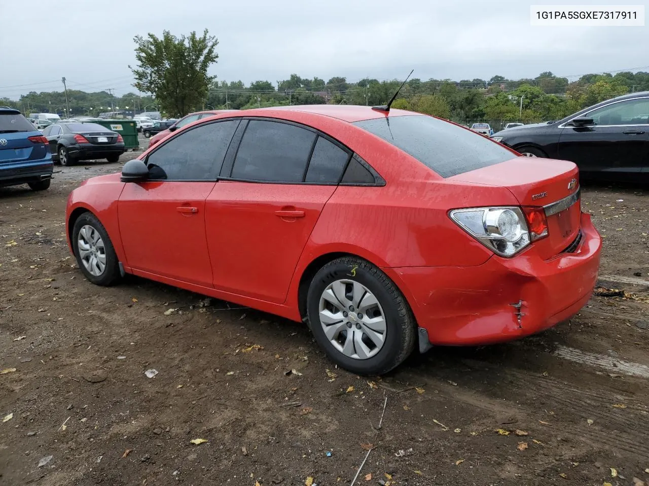 2014 Chevrolet Cruze Ls VIN: 1G1PA5SGXE7317911 Lot: 72047234