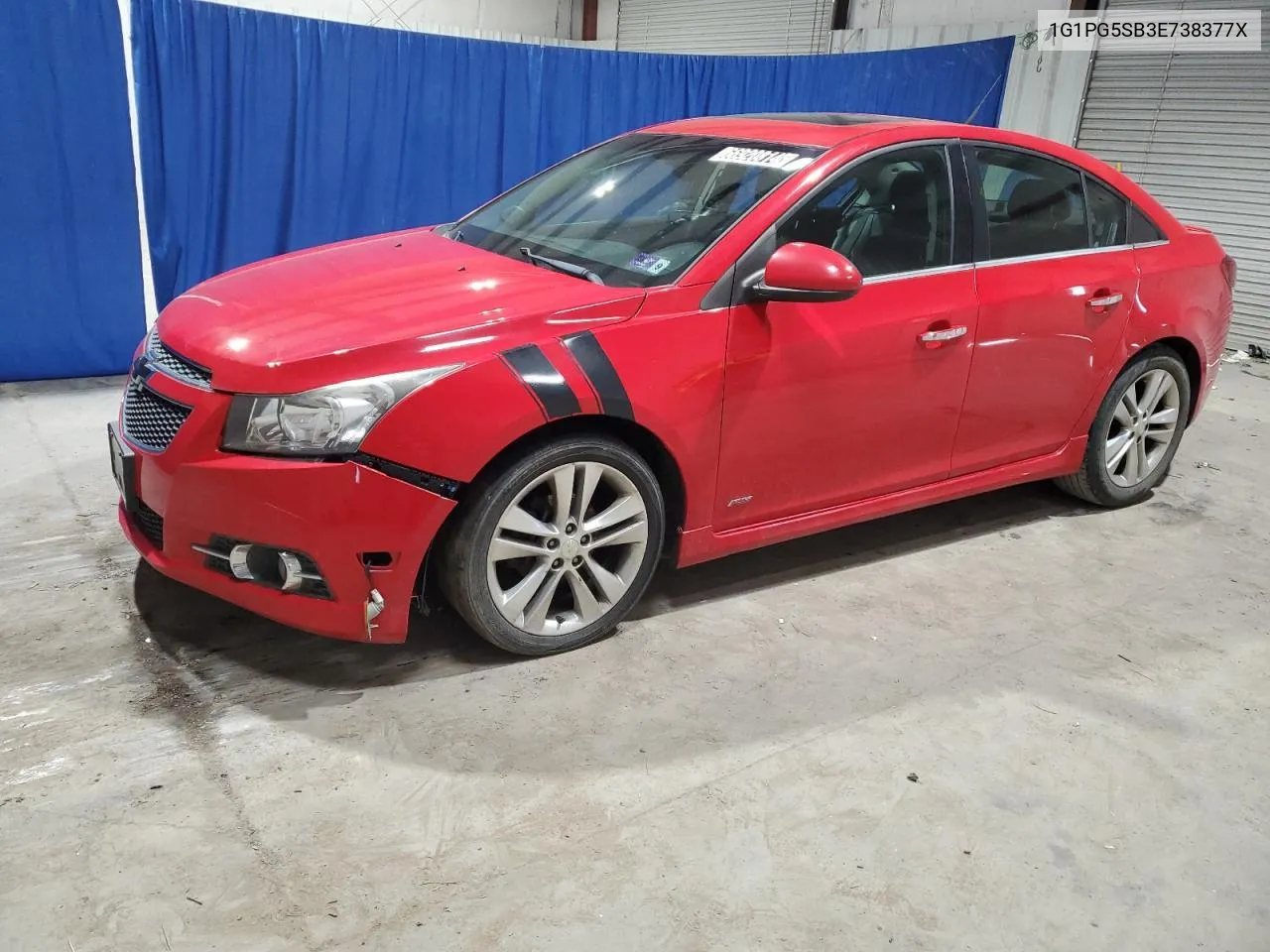 2014 Chevrolet Cruze Ltz VIN: 1G1PG5SB3E738377X Lot: 72093804