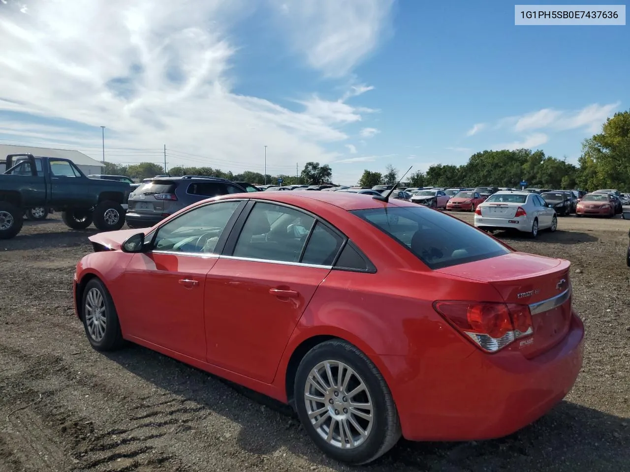 2014 Chevrolet Cruze Eco VIN: 1G1PH5SB0E7437636 Lot: 72572334