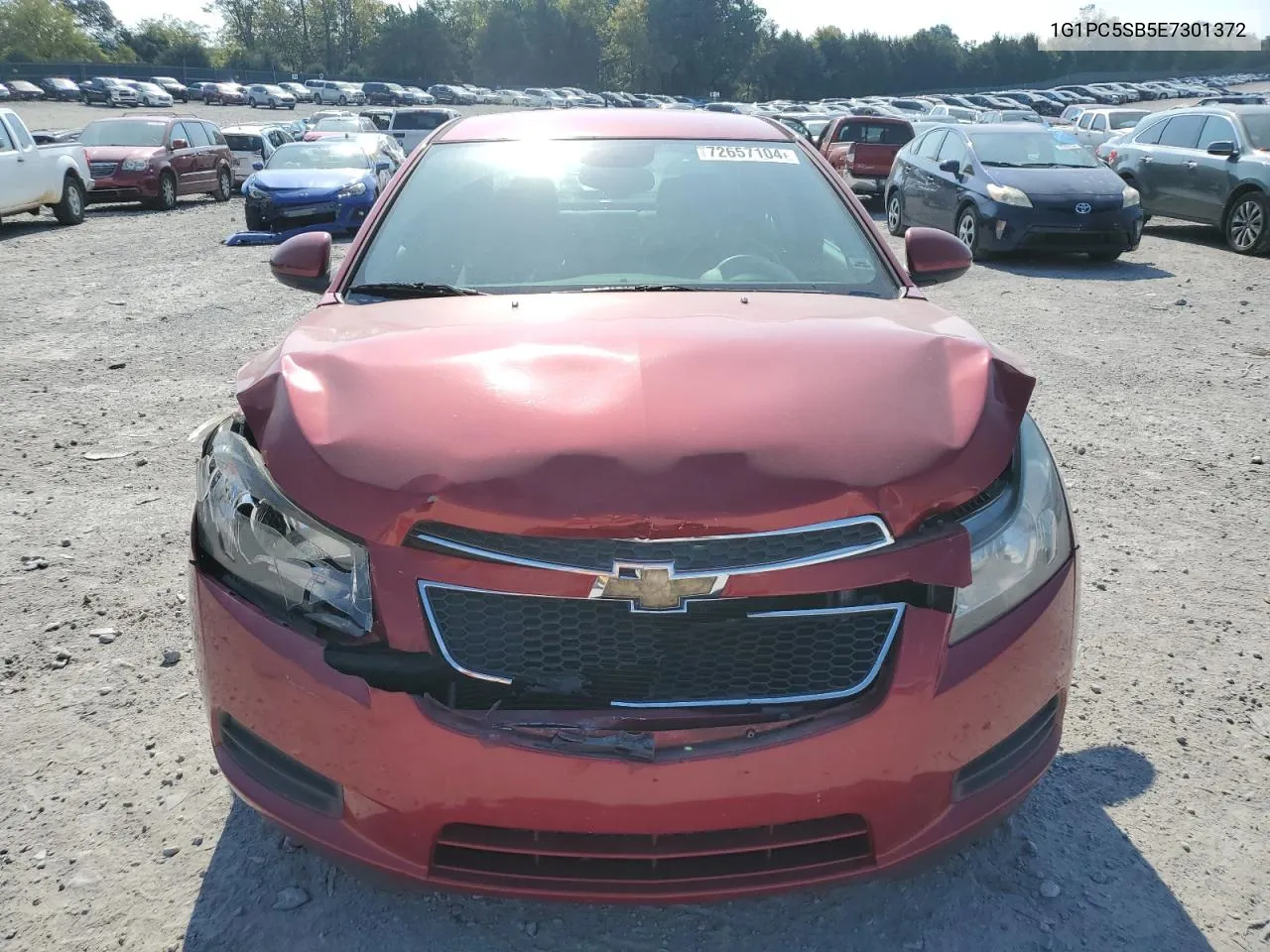 2014 Chevrolet Cruze Lt VIN: 1G1PC5SB5E7301372 Lot: 72657104