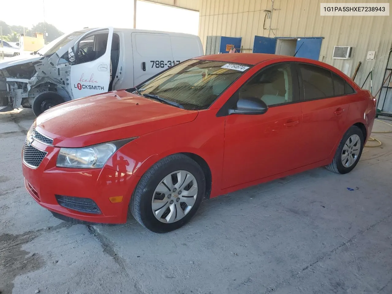 2014 Chevrolet Cruze Ls VIN: 1G1PA5SHXE7238943 Lot: 72764674