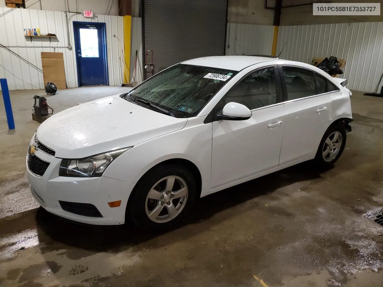 2014 Chevrolet Cruze Lt VIN: 1G1PC5SB1E7353727 Lot: 72908734