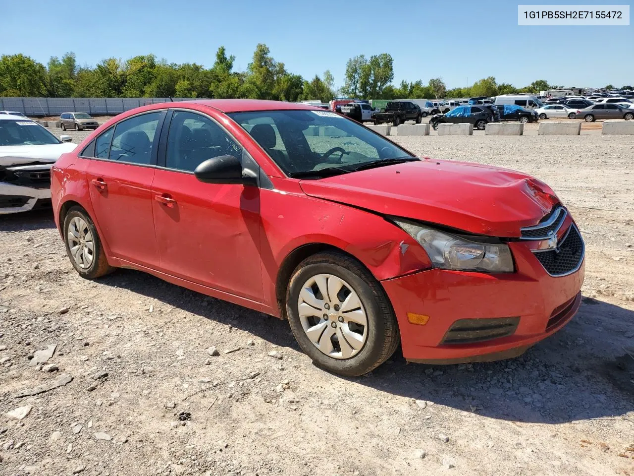 1G1PB5SH2E7155472 2014 Chevrolet Cruze Ls