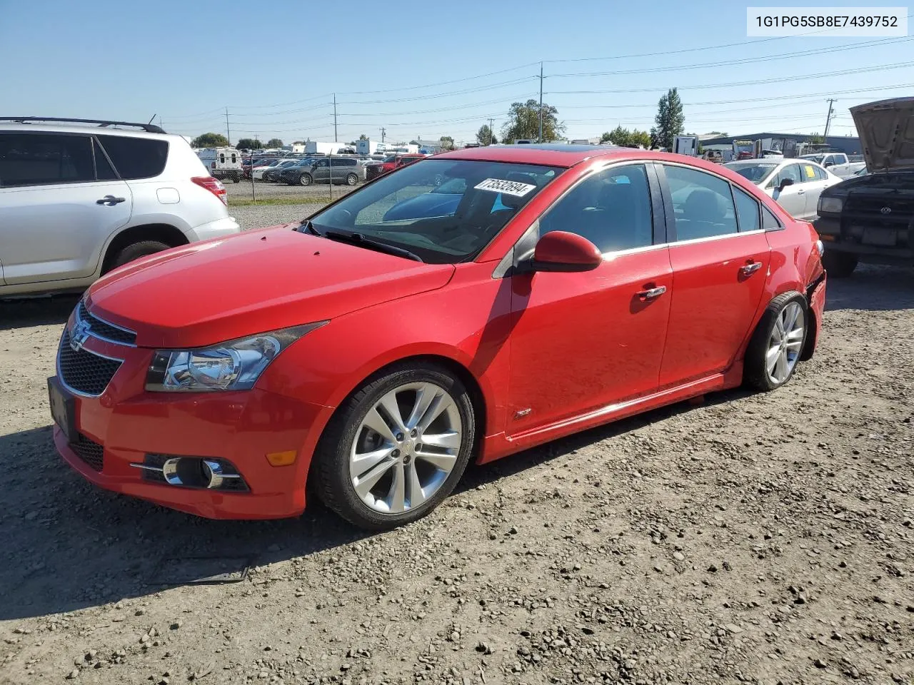 1G1PG5SB8E7439752 2014 Chevrolet Cruze Ltz