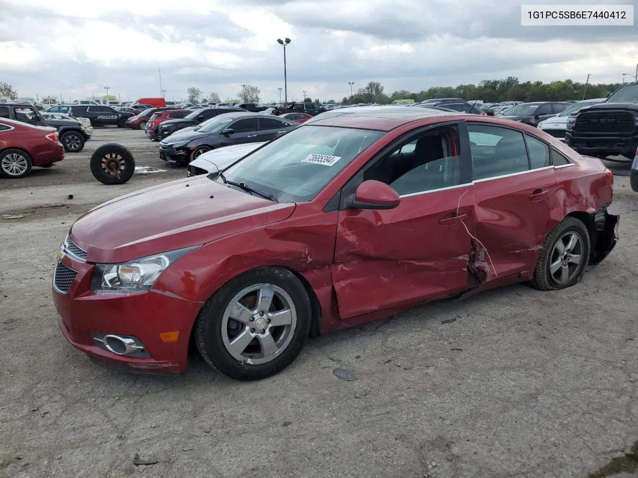 2014 Chevrolet Cruze Lt VIN: 1G1PC5SB6E7440412 Lot: 73685394