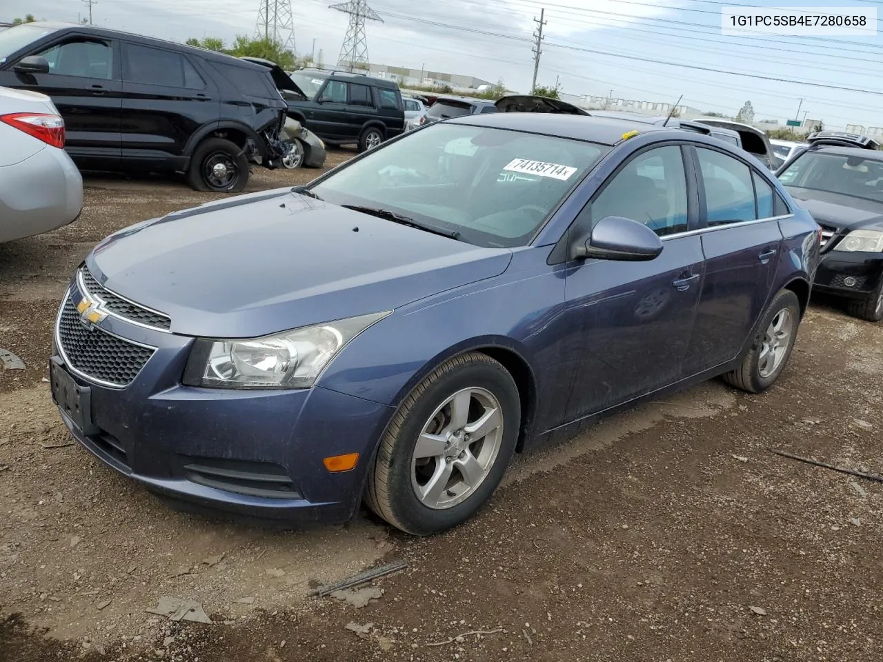 1G1PC5SB4E7280658 2014 Chevrolet Cruze Lt