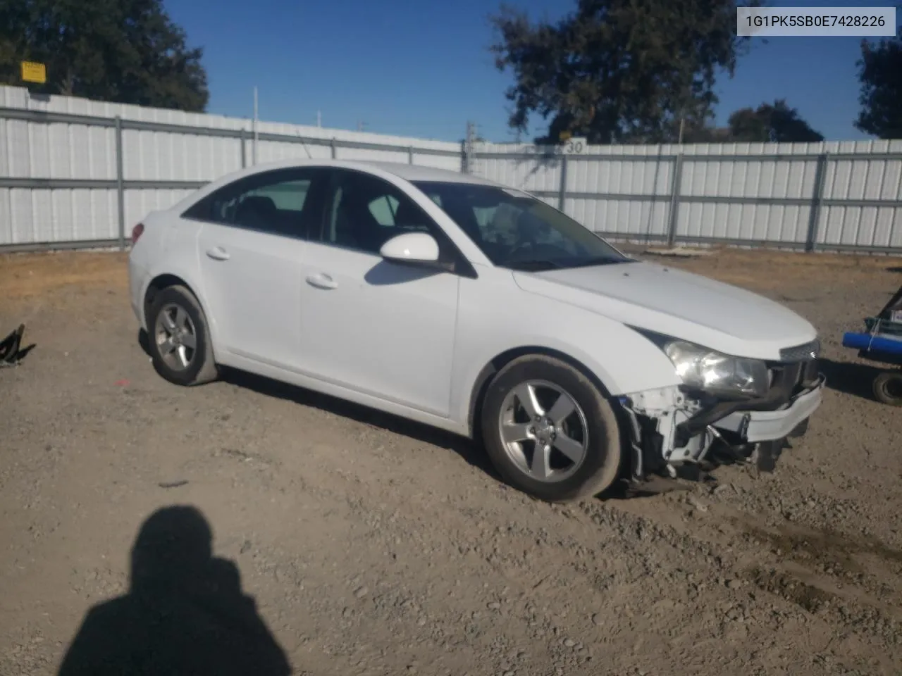 2014 Chevrolet Cruze Lt VIN: 1G1PK5SB0E7428226 Lot: 74610194