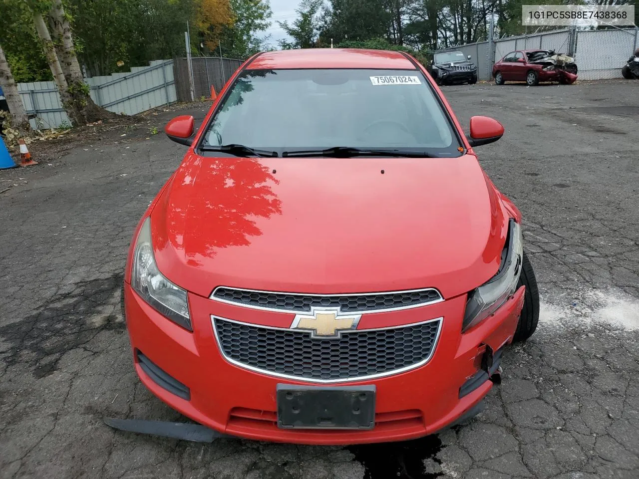 2014 Chevrolet Cruze Lt VIN: 1G1PC5SB8E7438368 Lot: 75067024