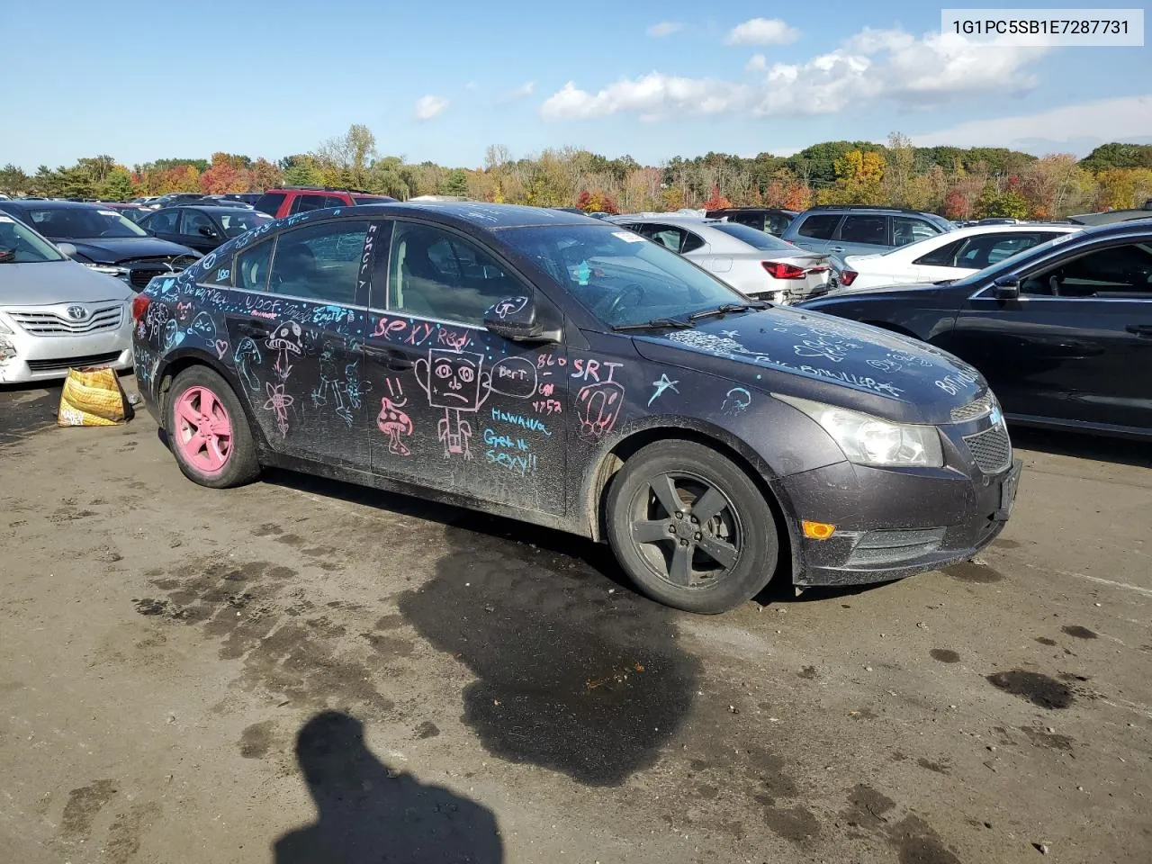 2014 Chevrolet Cruze Lt VIN: 1G1PC5SB1E7287731 Lot: 75358924