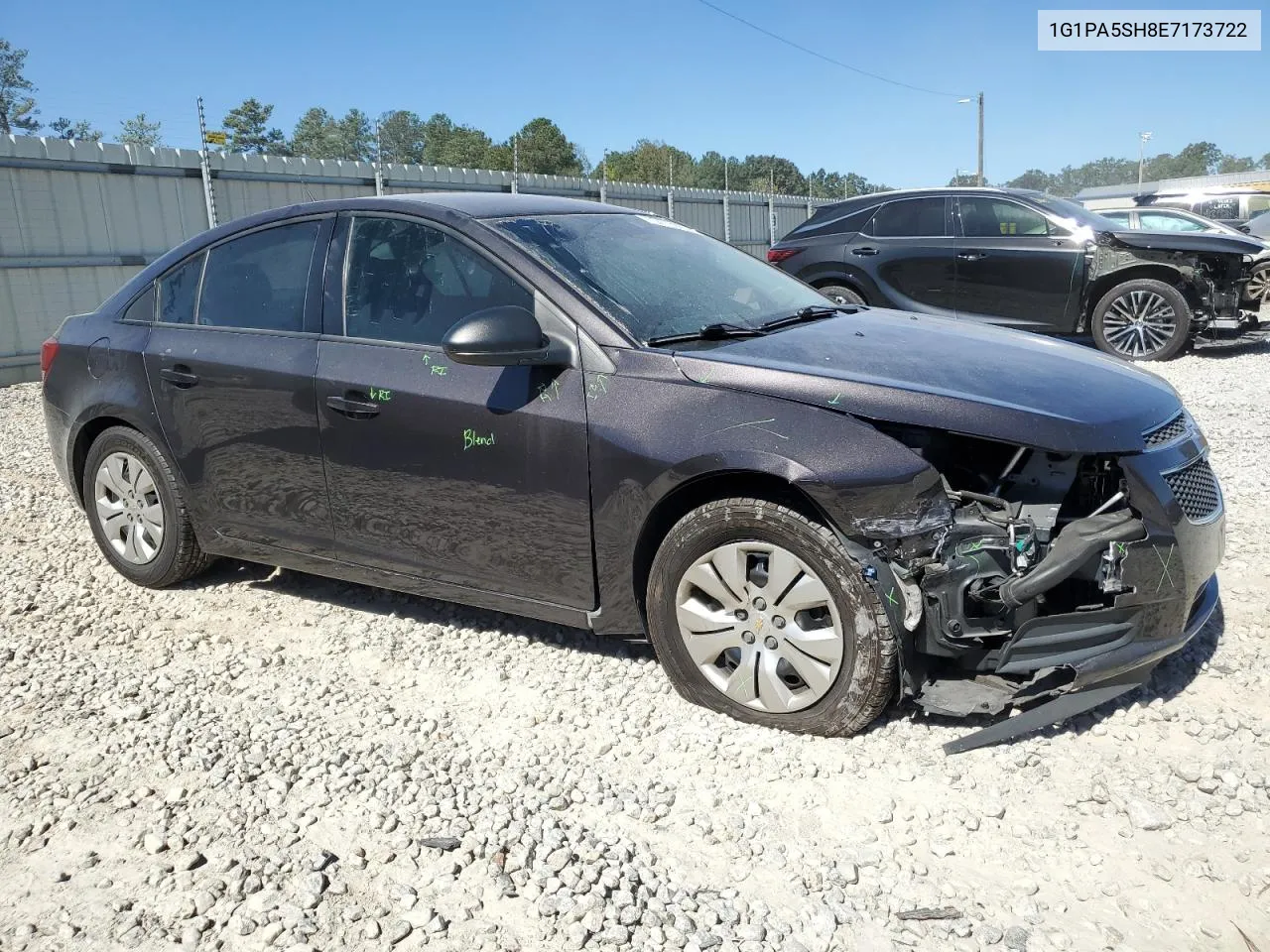 1G1PA5SH8E7173722 2014 Chevrolet Cruze Ls