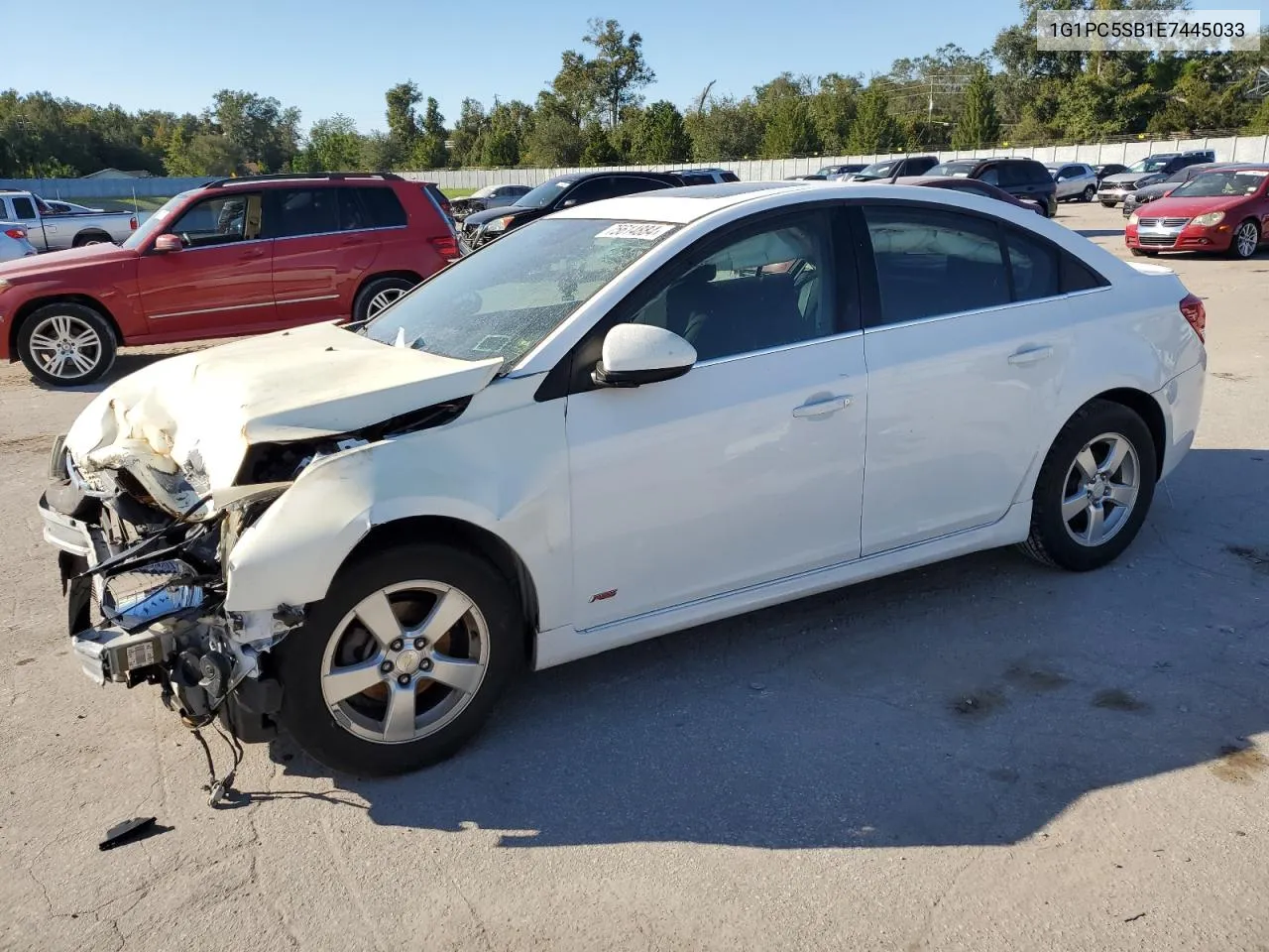 2014 Chevrolet Cruze Lt VIN: 1G1PC5SB1E7445033 Lot: 75614884