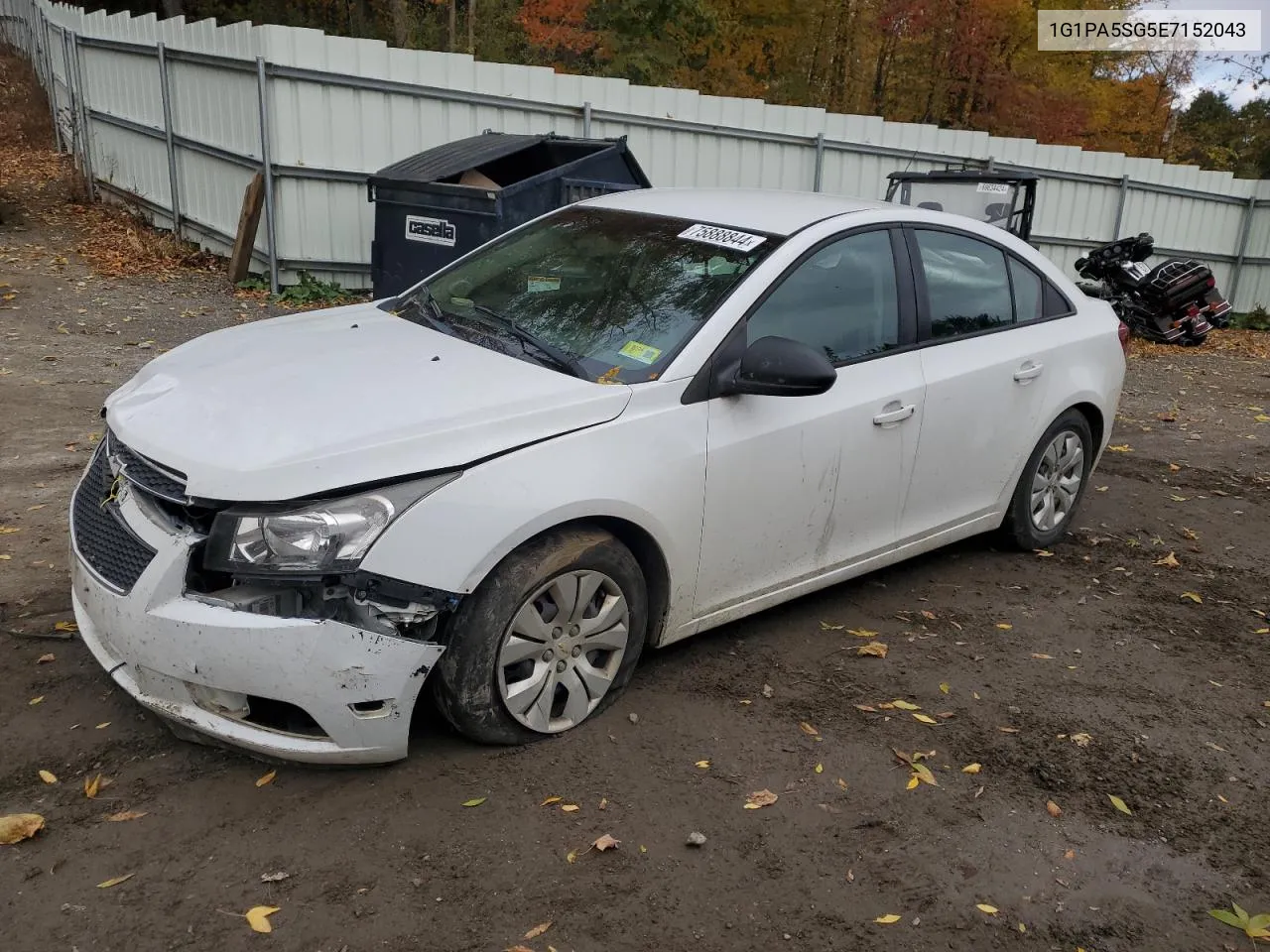 2014 Chevrolet Cruze Ls VIN: 1G1PA5SG5E7152043 Lot: 75888844