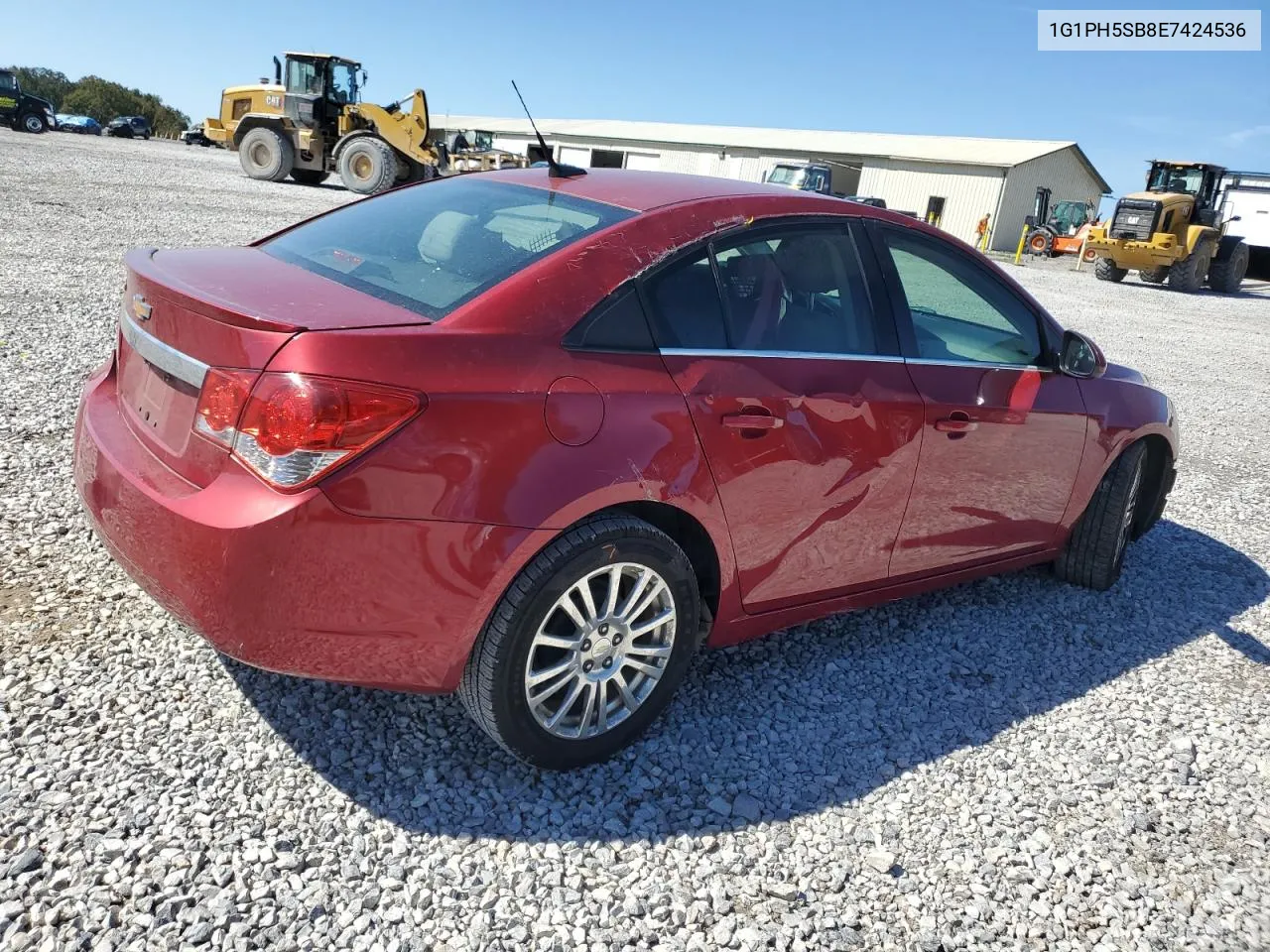 2014 Chevrolet Cruze Eco VIN: 1G1PH5SB8E7424536 Lot: 75946174