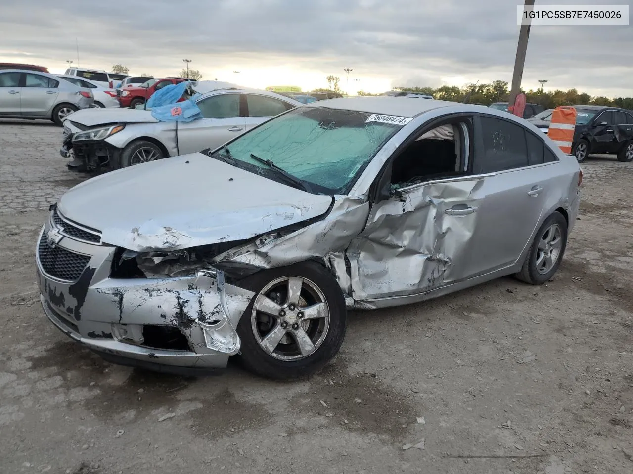 2014 Chevrolet Cruze Lt VIN: 1G1PC5SB7E7450026 Lot: 76046474