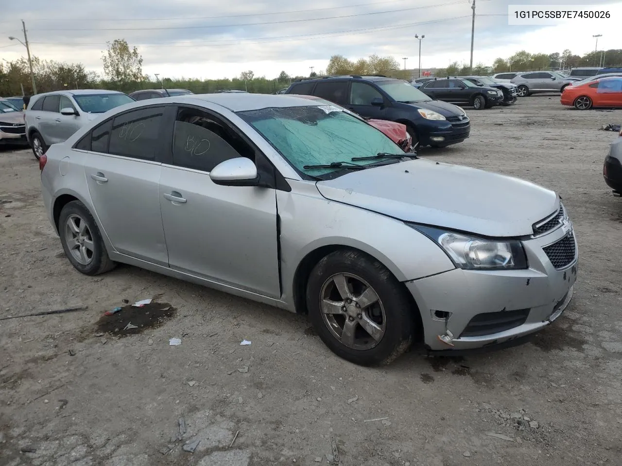 2014 Chevrolet Cruze Lt VIN: 1G1PC5SB7E7450026 Lot: 76046474