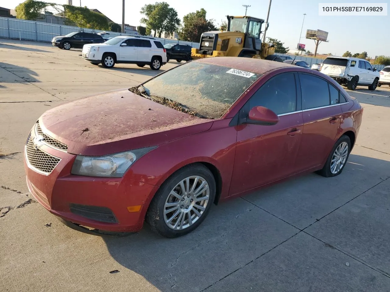 2014 Chevrolet Cruze Eco VIN: 1G1PH5SB7E7169829 Lot: 76396724